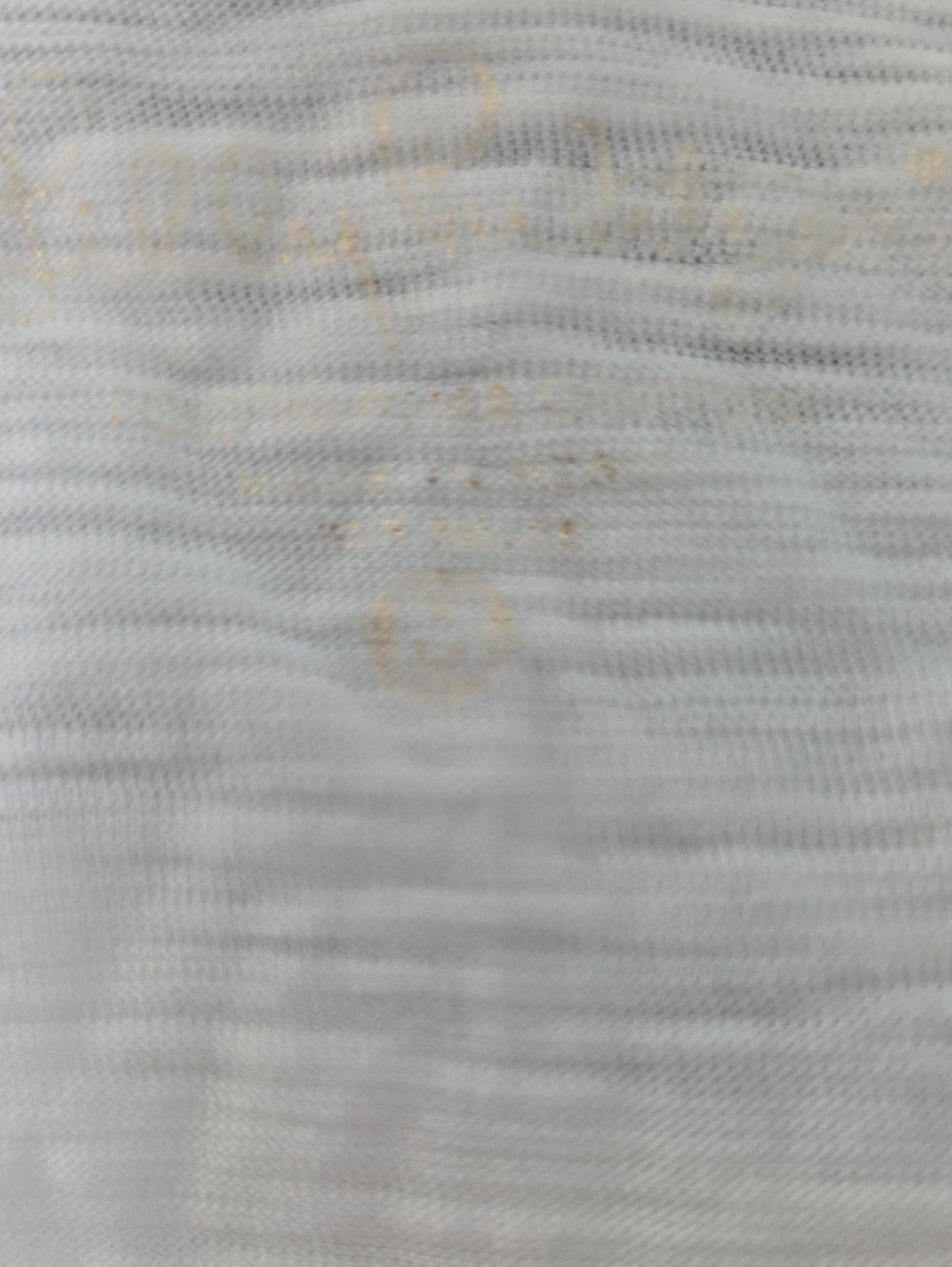 Lilly Pulitzer 100% cotton, relaxed fit White Tee with Gold Pineapple Graphic - Picture 3 of 5